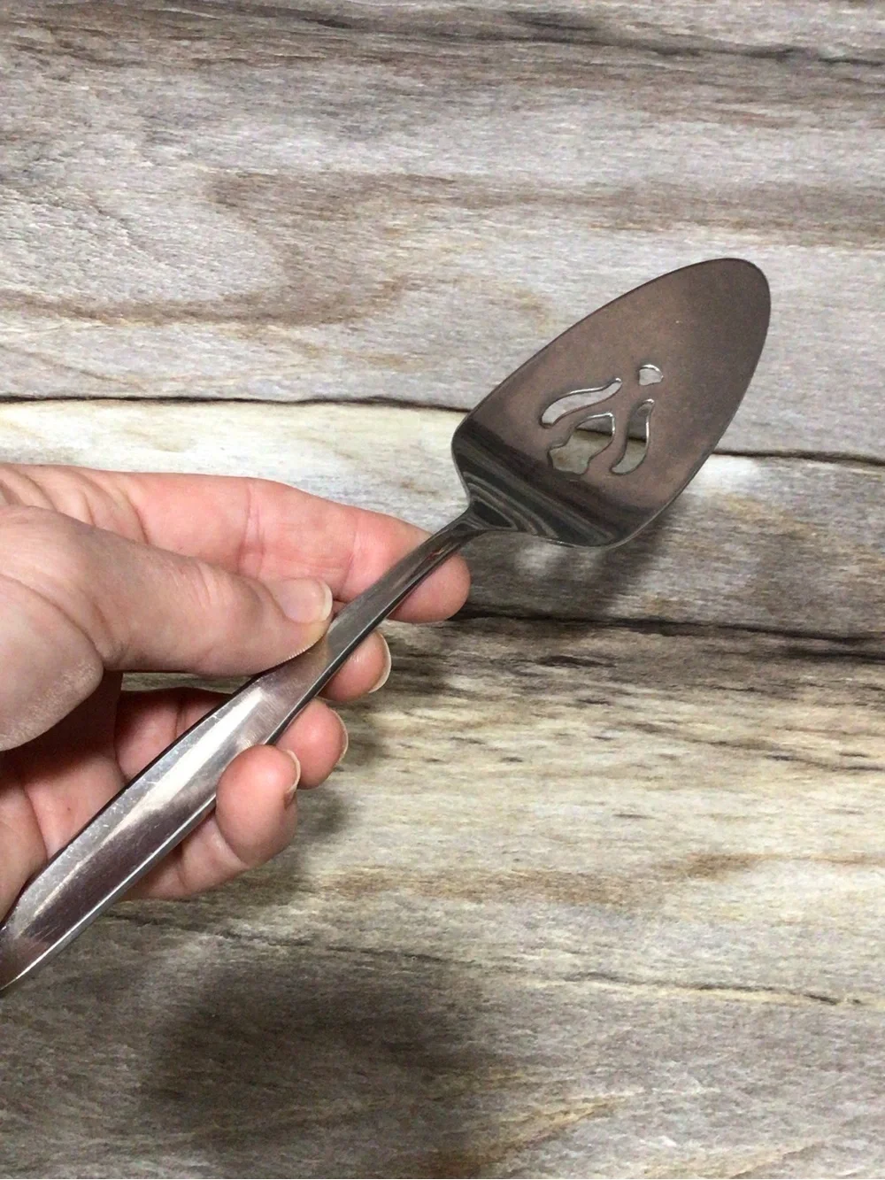 Vintage Rogers Stainless Steel Pie Cake Server 8.75” Dessert Serving Utensil